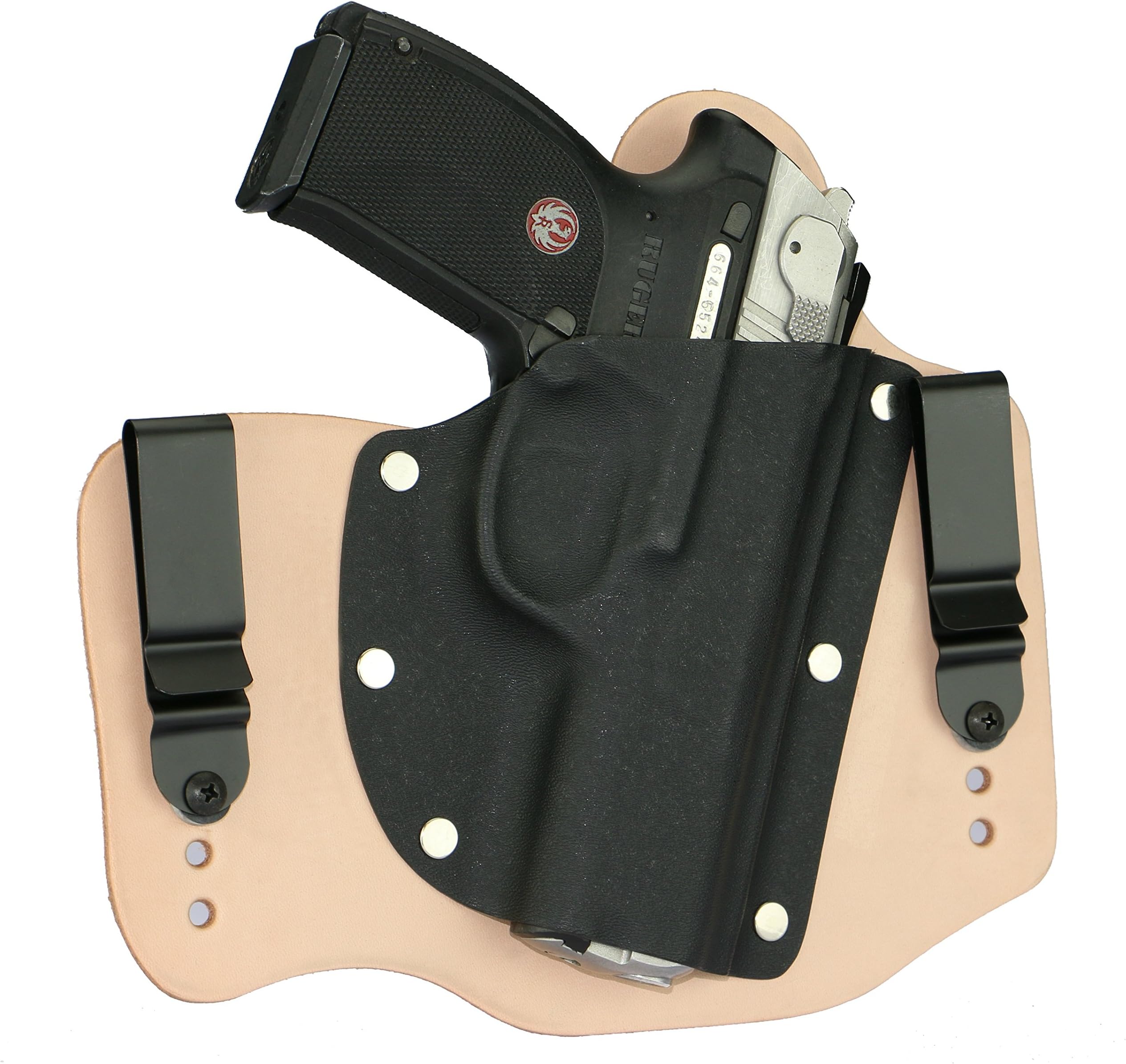 FoxX Holsters Ruger P345 in The Waistband Hybrid Holster Tuckable, Concealed Carry Gun Holster