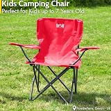 Trail Outdoor Leisure Eagle Kids Camping Chair Red 58x36x36cm 50kg view 2