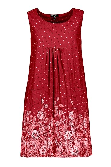 Ulla Popken Femme Grandes Tailles Robe Jersey Pois Et Base