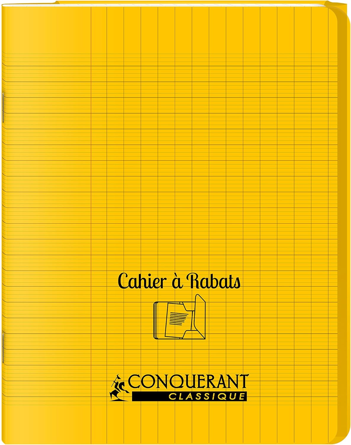 Lot of 4 Cahiers with Turning Polypro to Rabats Hamelin 24 x 32-96 Pages -Grands Carreaux Seyès- Couleurs Absorties + 1 Stylo Blumie - Image 4