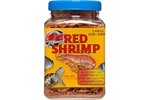 Zoo Med Sun Dried Jumbo Red Shrimp, 70.87gm