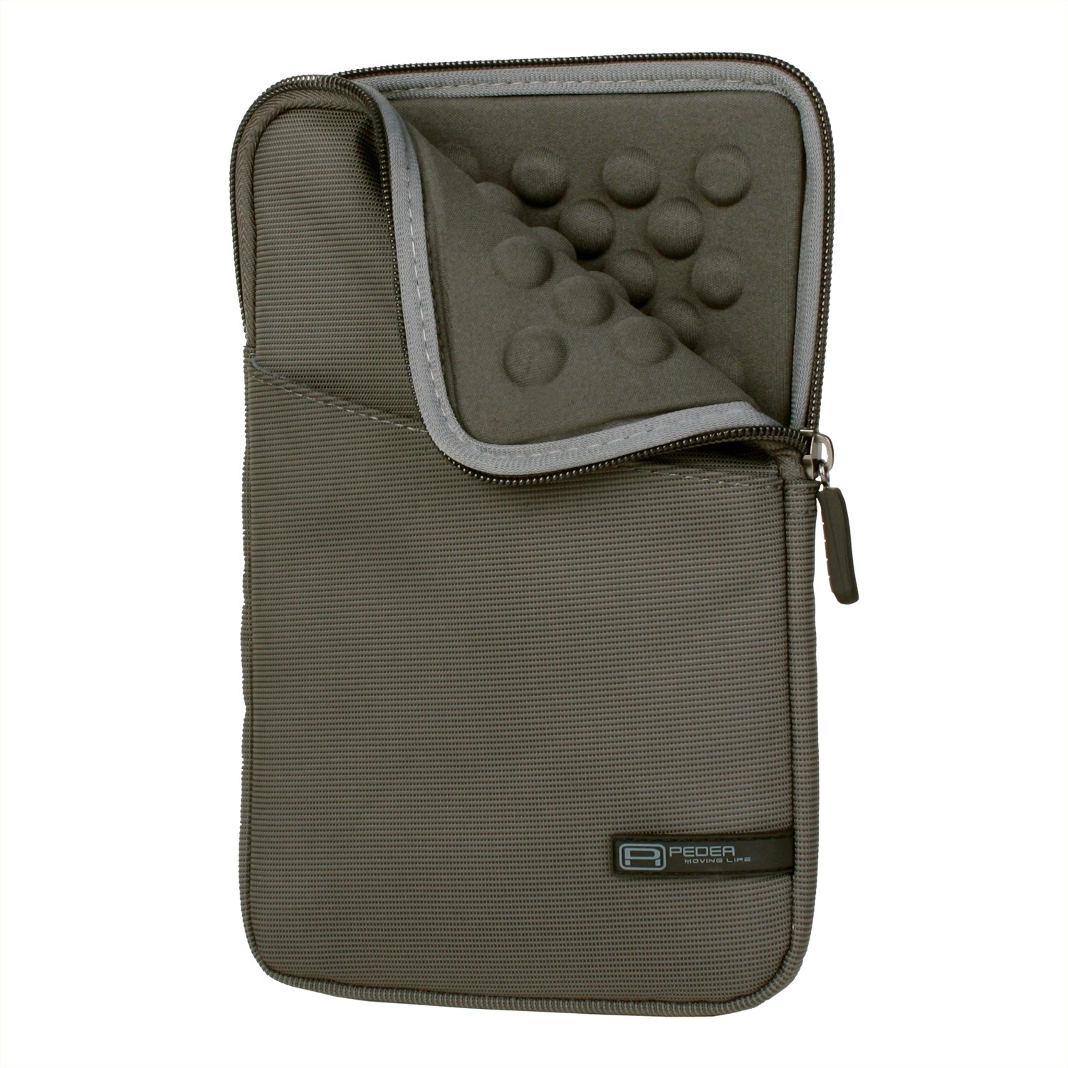 PEDEA 7" Tablet Case with cell phone compartment - grey
