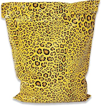 leopard print poly mailers