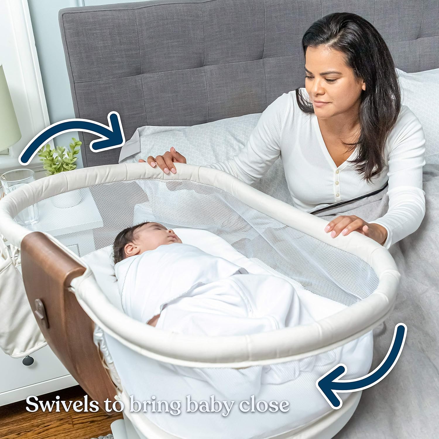 halo bassinest luxe plus swivel sleeper