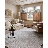 Loloi Hollis Collection HOL-01 Grey/Ivory 7'-10" x 10' Area Rug