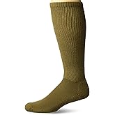 Thorlos Unisex MS Anti-Fatigue Thick Padded Over the Calf Sock, Coyote Brown, Large