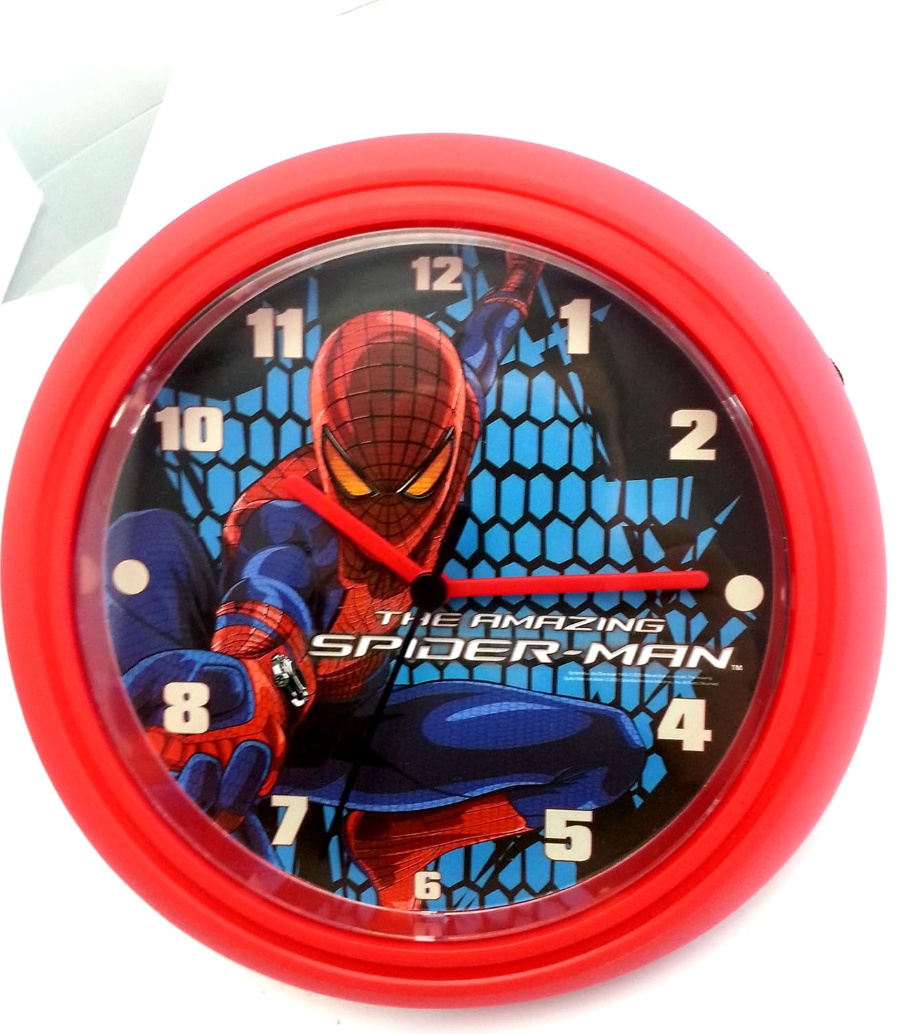 Spiderman Wall Clock Approx 24.5cm Amazon.co.uk Kitchen & Home