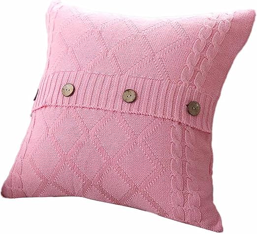 Amazon Com Clearance Sfe Throw Pillow Cable Knit Pillow Cover