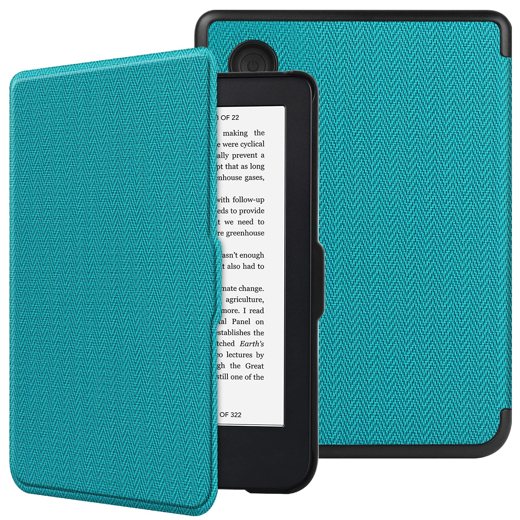 HGWALP SlimShell Case for Kobo Clara Colour/Kobo Clara BW (2024)/Clara 2E 6" (2022) eReaders, Slim Lightweight Case with Sleep/Wake Feature Compatible with Clara Colour 6-BL