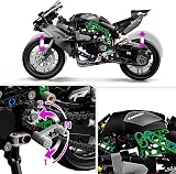 LEGO Technic Kawasaki Ninja H2R Motorcycle 42170 1:8 Scale Model Kit view 4