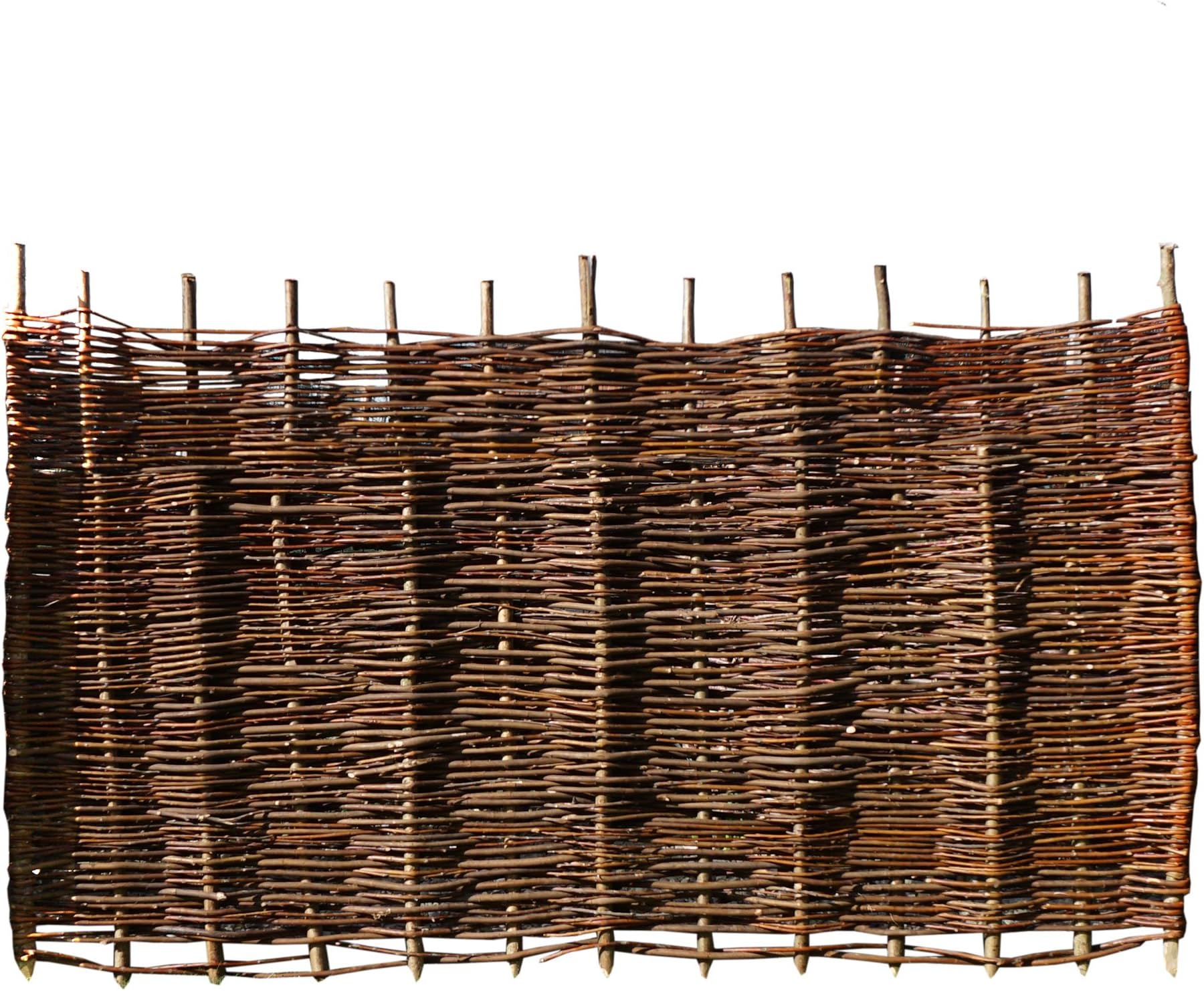 WALTONS EST. 1878 6x3 Wooden Willow Hurdle Decorative Fencing Panel, Natural Woven Wattle Fence, 6ft 3ft, 1.8m 0.9m, 3-5 Day Delivery + 1 Year Guarantee From Waltons