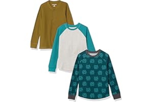 �鶹�� Essentials Boys Long-Sleeve Knit Thermal T-Shirt