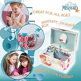 Disney Stitch Jewellery Box Musical Wind Up Spinning Keepsake Box Multi Ariel view 3