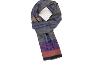 MELIFLUOS DESIGNED IN SPAIN Scarf for Men Reversible Elegant Classic Cashmere Feel Scarves for Fall Winter