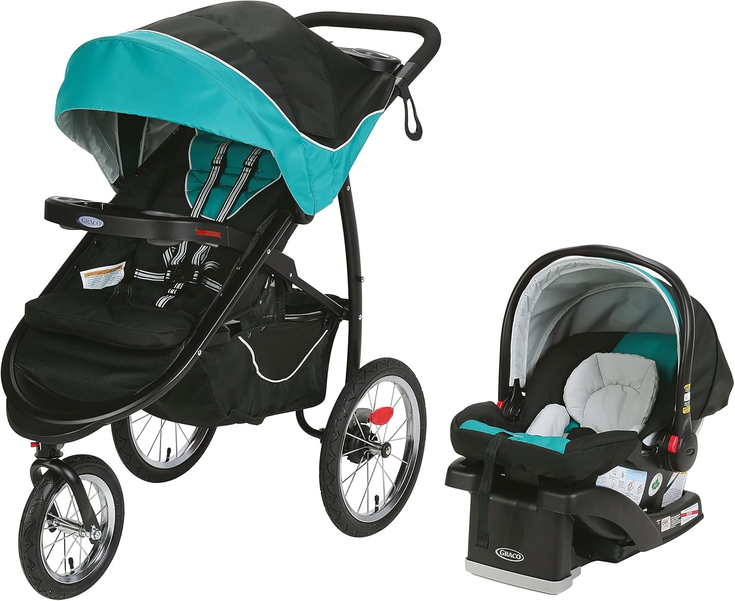 graco jogging stroller blue