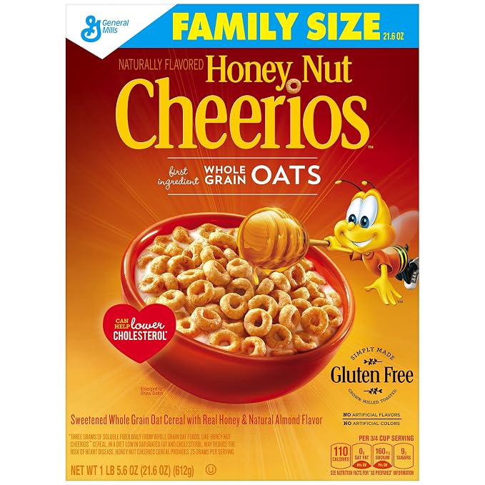 General mills Honey nut cheerios cereal (016000483668)