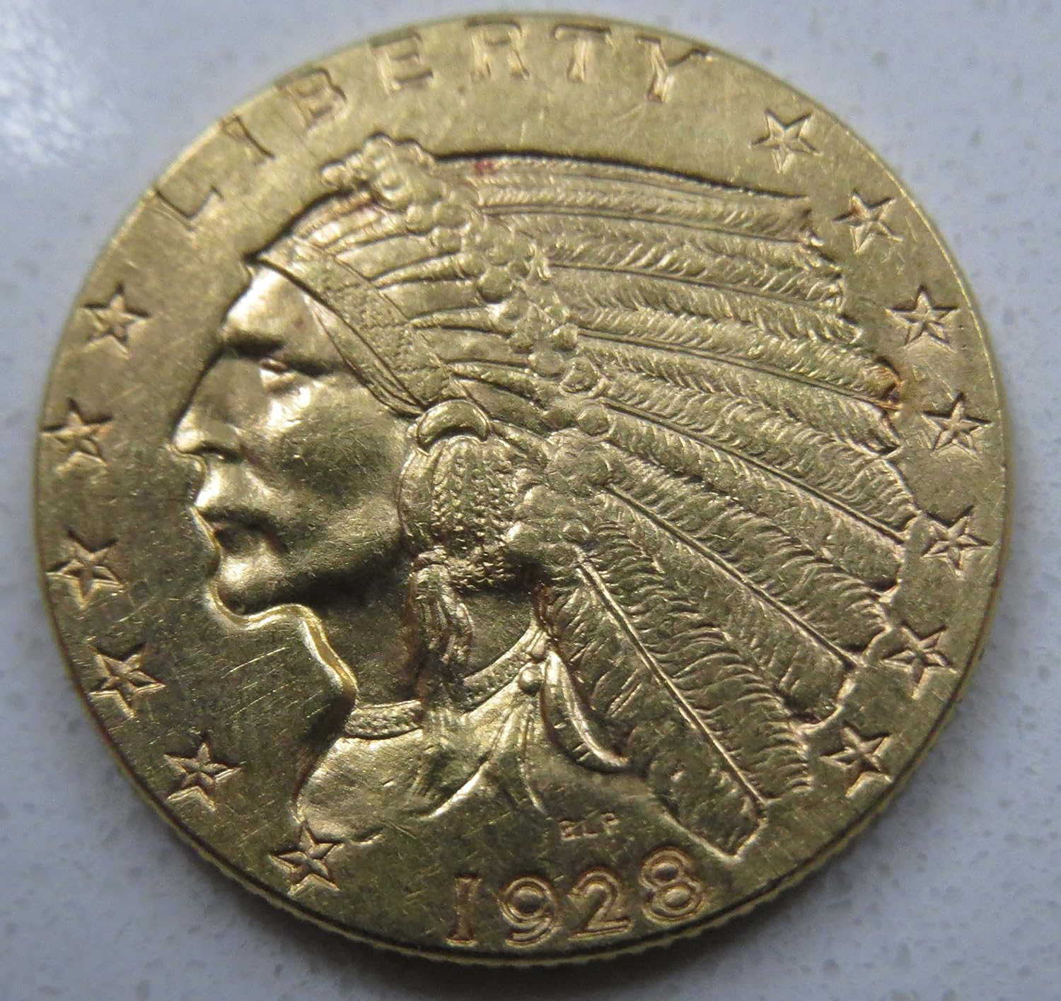 1928 Quarter Eagle Indian Head 900 Fine Gold 250 Choice Uncirculated