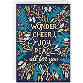 Hallmark UNICEF Boxed Christmas Cards Assortment, Wonder and Peace (12 Cards and 13 Envelopes)
