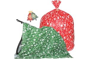 YALTOON 2pcs 71"X59" Bike Gift Bags for Giant Gifts, Extra Large Christmas Gift Bags for Presents, Plastic Huge Big Gift Bags, Jumbo Christmas Bags for Gifts, Reusable Holiday Gift Bag for Bike Wrapping Xmas