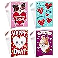 Hallmark Assorted Valentines Day Cards for Kids, Happy Heart Day (24 Valentine's Day Cards with Envelopes), 1299VFE1024