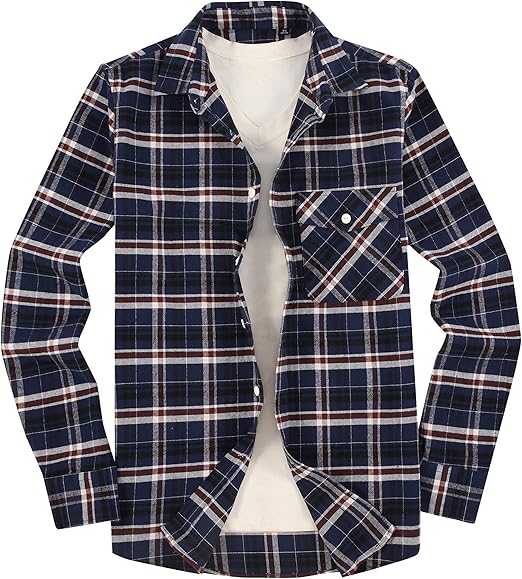 camisas de franela para hombre