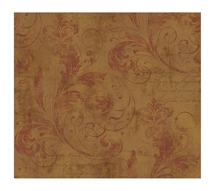 York Wallcoverings Ww4496smp West Wind Scroll And Script