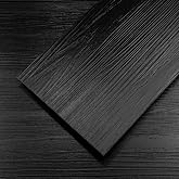 Biyoee 36-Pack 54 Sq.ft Peel and Stick Floor Tiles,Black Vinyl Flooring Wood Plank,Self-Adhesive Waterproof for Bedroom, Kitchen, Living Room Home Decor