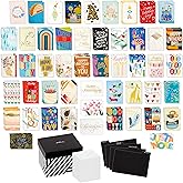 Hallmark Bulk Greeting Card Assortment with Organizer (100 Cards with Envelopes) Birthday Cards, Thank You Cards, Wedding Cards, Sympathy Cards, Holiday Cards, Congrats Cards
