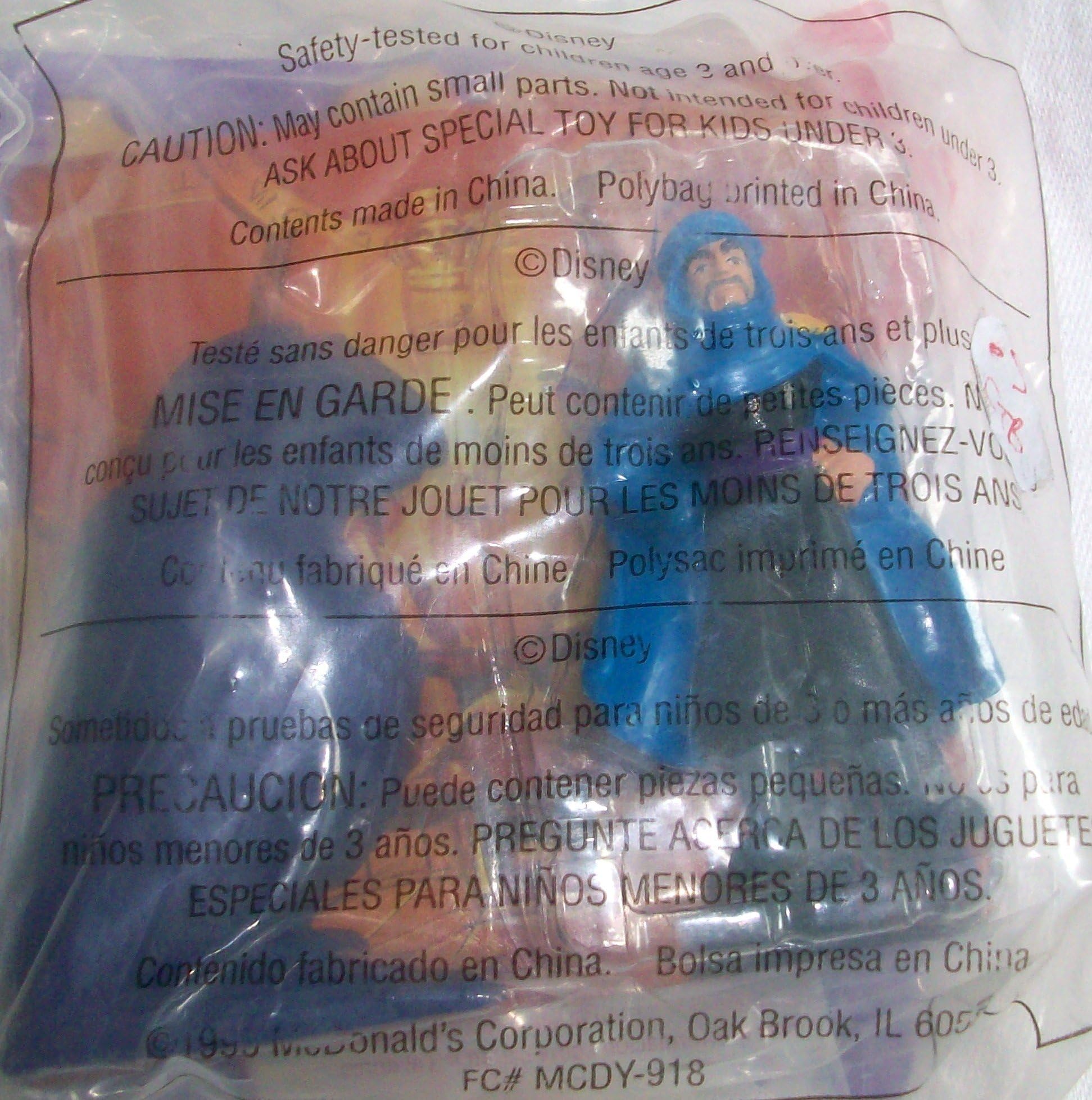 Mcdonald's Happy Meal, Disney Aladdin and the King of Thieves, Cassim Figurine and Building Set Toy