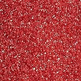 DecoPac Sanding Sugar | Red Edible Sugar Sprinkles | 33oz | Edible Sanding Sugar in Handheld Container | Made In USA | Sugar Sprinkle Mix For Cakes, Cupcakes, Cookies, Extra Large Pack | 33 Ounce - Red