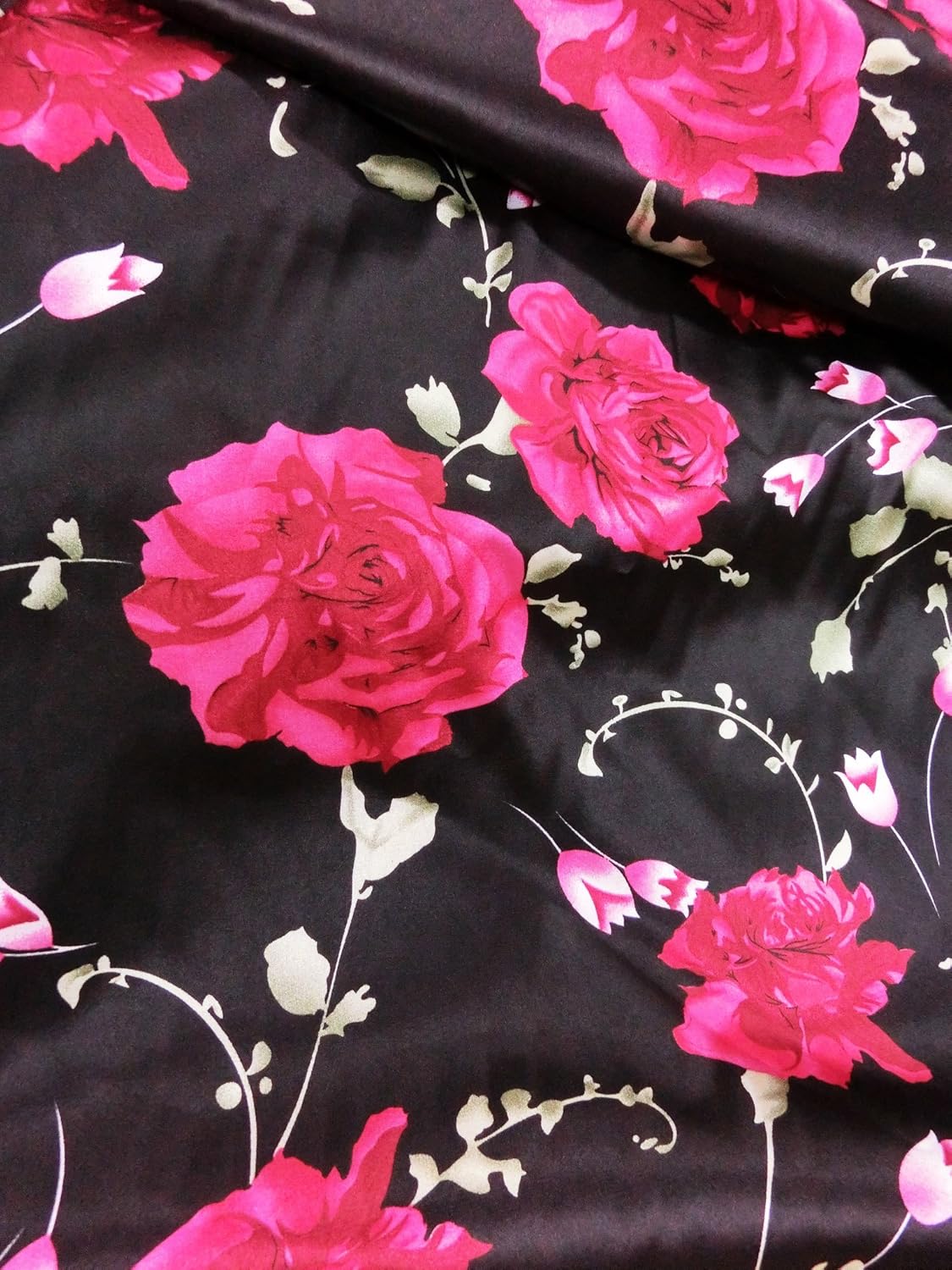 red and black floral