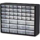 Akro-Mils 10144 D 20-Inch by 16-Inch by 6-1/2-Inch Hardware and Craft Cabinet, Black
