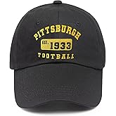 Classic Vintage 3D Embroidered City Hat Adjustable Unisex Baseball Cap Fans Gifts for Men Women