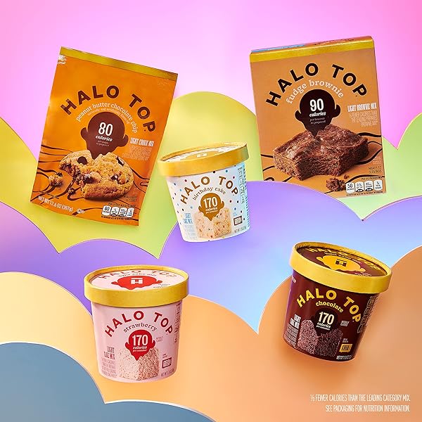 HALO TOP PEANUT BUTTER CHOCOLATE CHIP LIGHT COOKIE MIX, 12.6 OZ