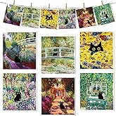 VISSTREE Black Cat Swedish Dishcloths for Kitchen, 6 Pcs Cute Cat Reusable Swedish Dish Cloth, Absorbent Cellulose Sponge Paper Towels for Kitchen Cooking Farmhouse Home Decoration Housewarming Gifts