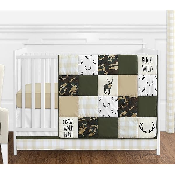 deer baby crib bedding
