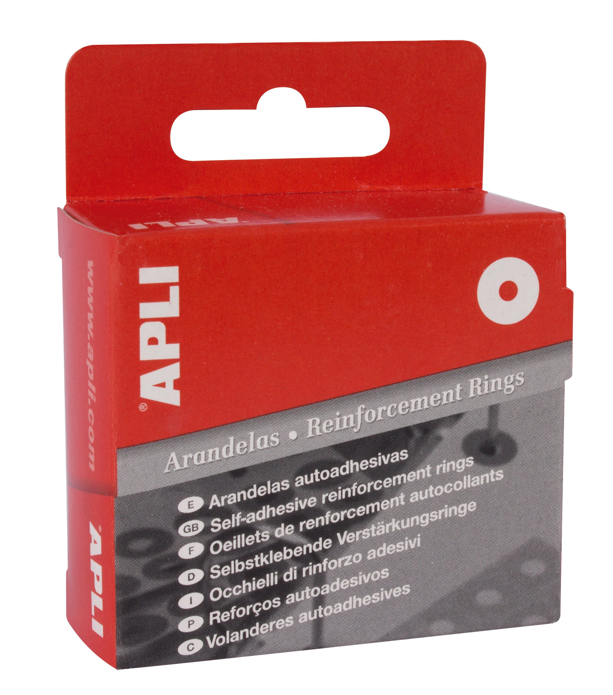 Apli 116 -Box of Reinforcement Rings, Pack of 200