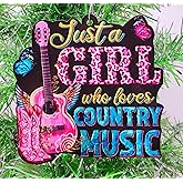 Generic Country Music Ornament - Just a Girl Who Loves Country Music