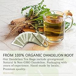 70 Premium Organic Dandelion Root Tea