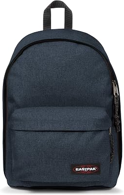 Out of Office Sac à dos 27L (44 x 29,5 x 22 cm), compartiment ordinateur 13–15”, sac école et travail résistant et déperlant avec bretelles rembourrées - TRIPLE DENIM