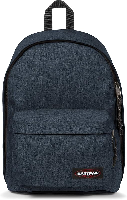 Out of Office Sac à dos 27L (44 x 29,5 x 22 cm), compartiment ordinateur 13–15”, sac école et travail résistant et déperlant avec bretelles rembourrées - TRIPLE DENIM