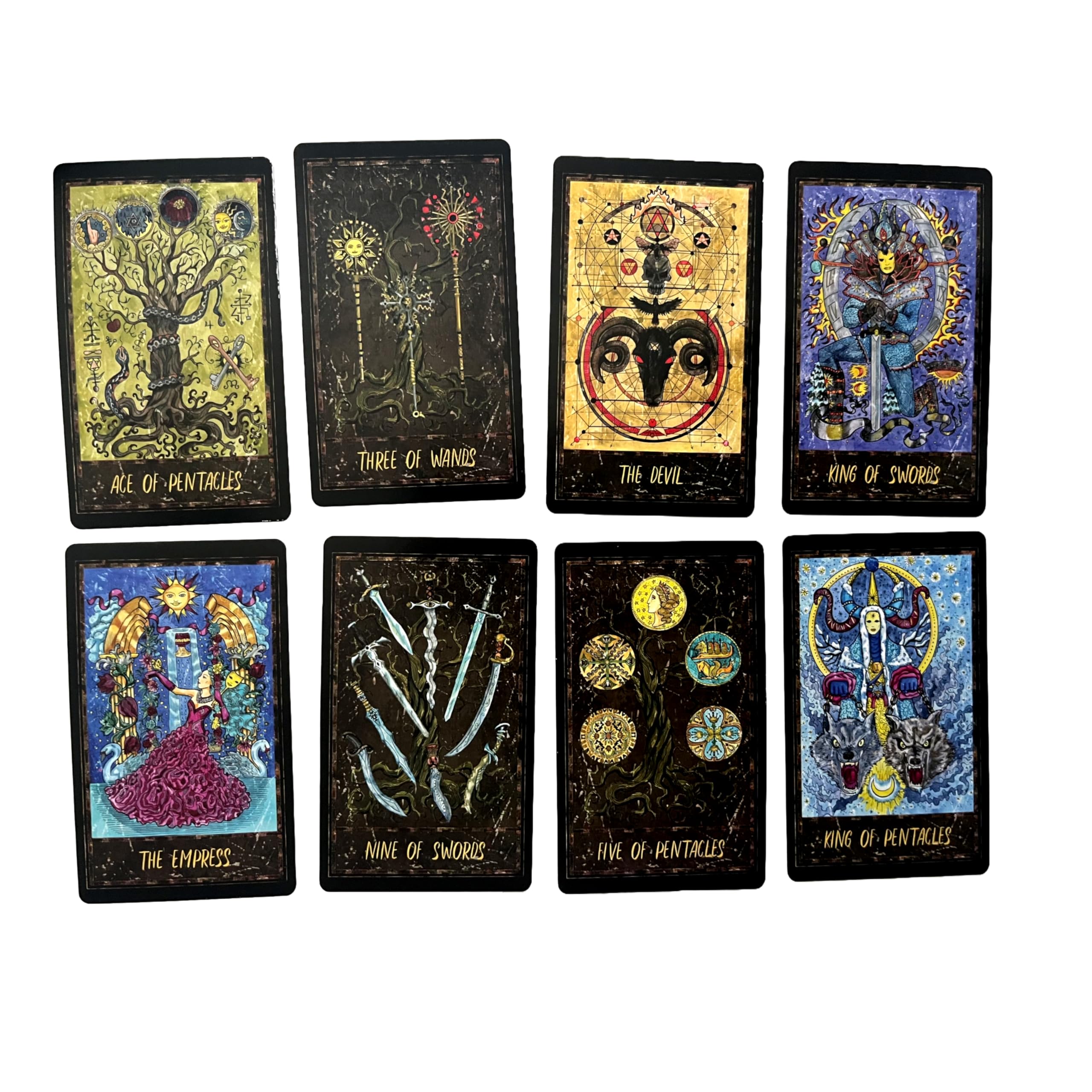 The Magic Gate Tarot by Vera Petruk | Made in USA | Oversized Cards (3x5 inches) | Gilded Edges | Properly Licensed to Support The Artist | with Guidebook