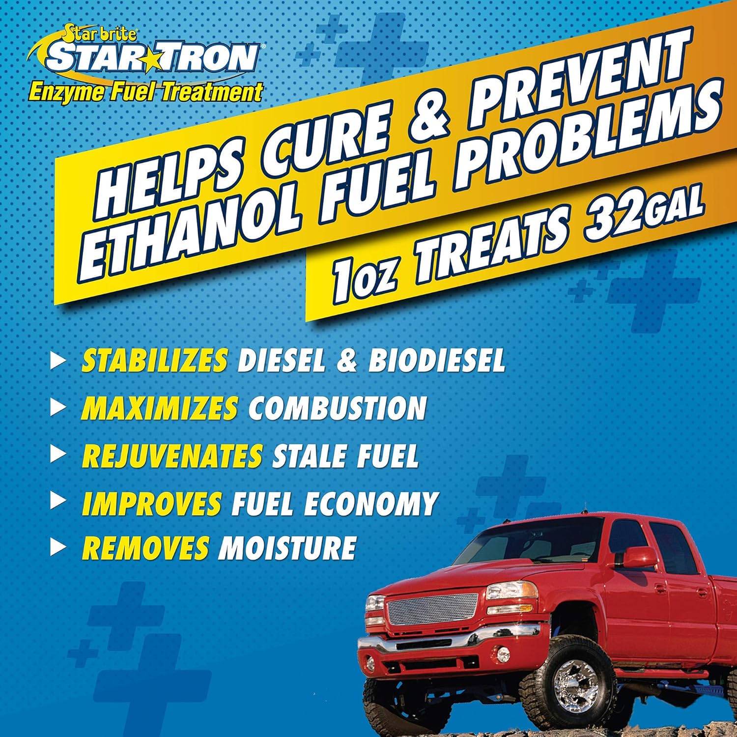 Star brite 093100N Concentrated Diesel Formula 931 Tron Enzyme Fuel Treatment, 1 Gallon: Sports & Outdoors