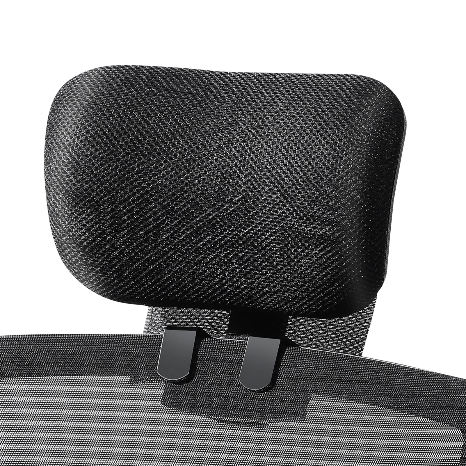 TOYANDONA Office Chair Headrest Head Support Attachment, Adjustable Height & Angle Head Pillow for Ergonomic Executive Chair