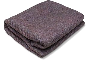 LUSIE'S LINEN 100% Linen Compact Bath Towel Sheet, 1 Piece, Dark Purple, 47" x 59"