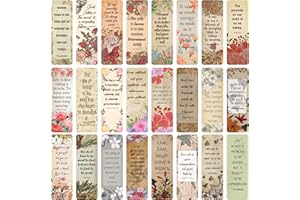 ONLY ZEST Bookmarks for Women, 96 Pack of Inspirational Bookmarks, Book Marks for Reading, Bookmarks for Book Lovers Motivational Bookmarks, Book Markers for Reading, Bulk Bookmarks (Floral)