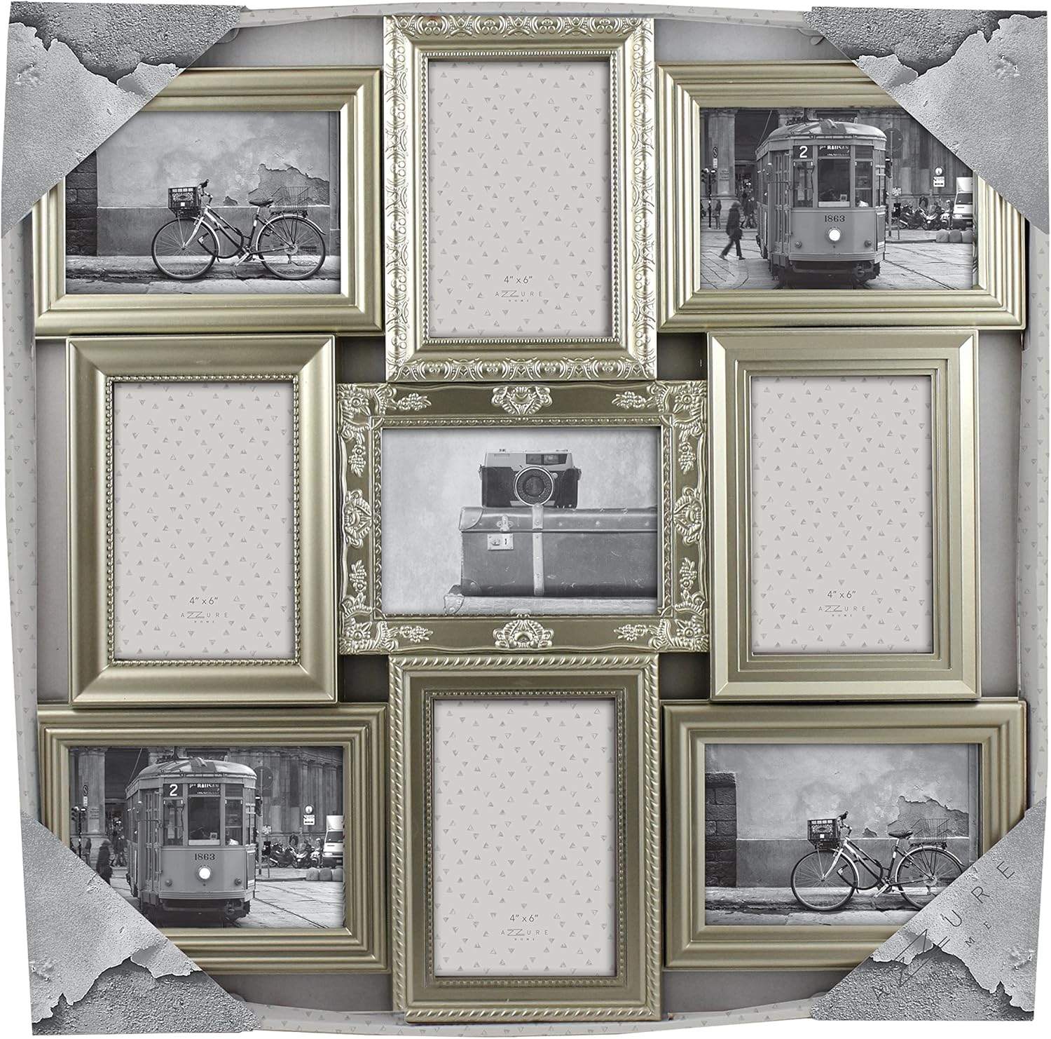 Azzure Home "Victorian" 9 Openings Decorative Wall Hanging Collage