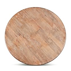 World Interiors Mango Wood Round Dining Table In
