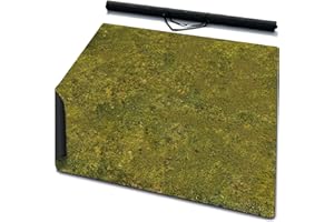 Warzone Studio 3’ x 3’ Rubber Battle Mat: Meadows + Bag