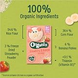 Organix Strawberry & Banana Organic Baby Porridge 6+ Months 120 g Pack of 5 view 3